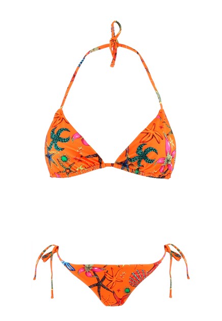 Оранжевое бикини TRÉSOR DE LA MER VERSACE