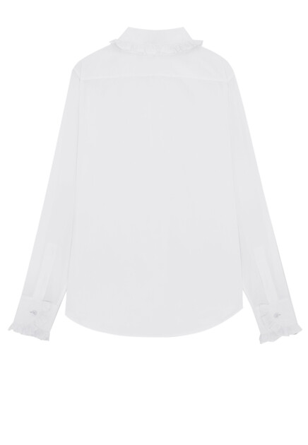 Блуза с рюшами SAINT LAURENT - ФРАНЦИЯ