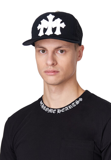 Бейсболка с вышивкой  CHROME HEARTS - США