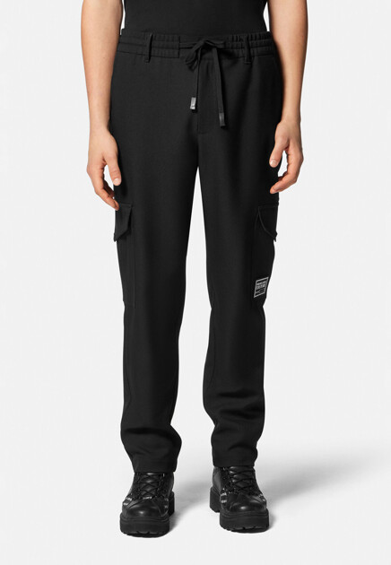 Брюки карго с накладными карманами  VERSACE JEANS COUTURE