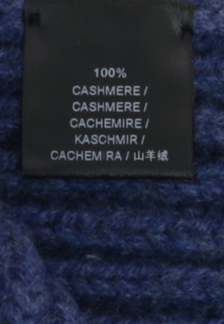 Шарф CORNELIANI  - Кашемир - цвет синий