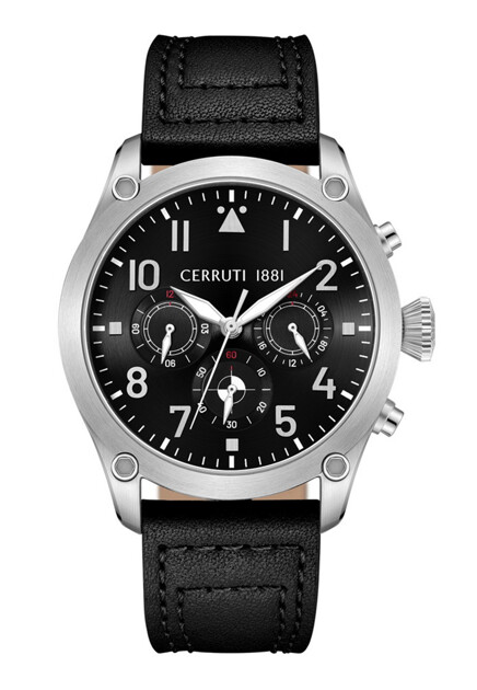 Черные часы CERRUTI 1881
