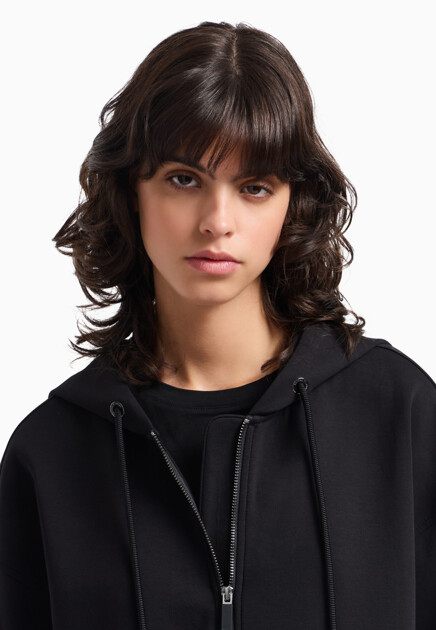 Толстовка EMPORIO ARMANI  - Хлопок - цвет черный