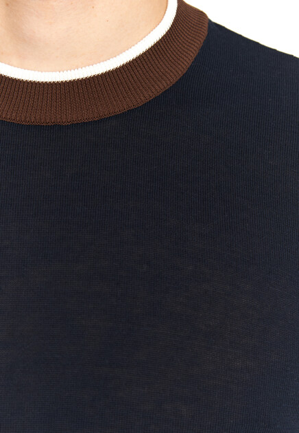 Футболка TOMBOLINI  - Хлопок - цвет синий