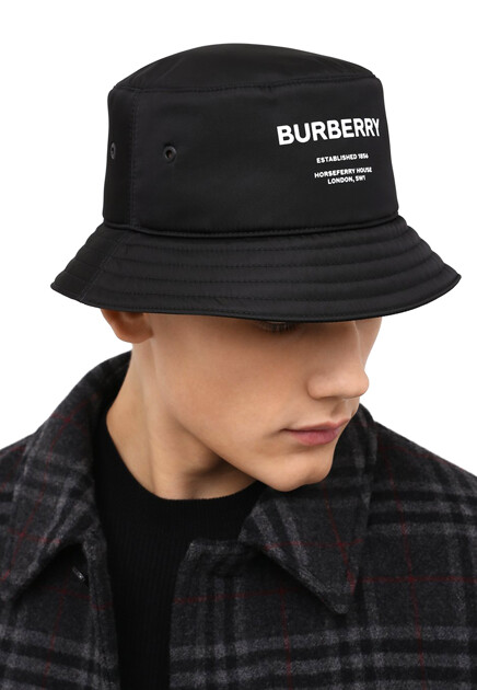 Панама BURBERRY  - Полиамид - цвет черный