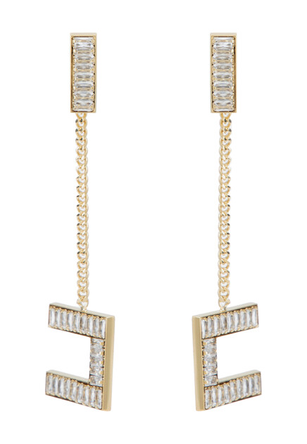 Серьги в виде логотипа ELISABETTA FRANCHI