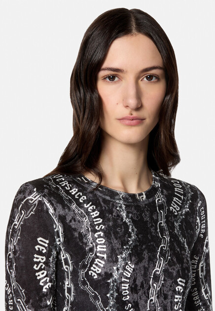 Платье VERSACE JEANS COUTURE  - Полиэстер - цвет черный
