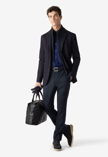 Брюки CORNELIANI  48 размера - цвет синий