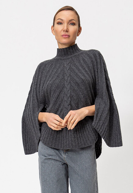 Кейп-накидка из смесовой шерсти TWINSET Milano