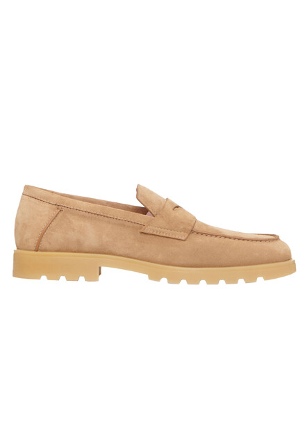 Замшевые лоферы  SANTONI