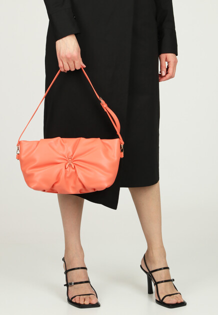 Персиковая сумка Pouch PATRIZIA PEPE
