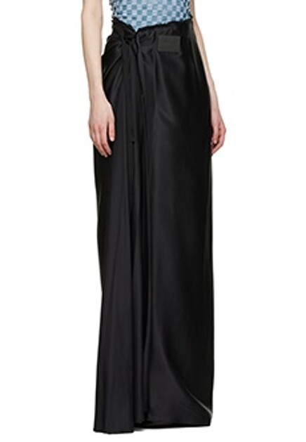 Струящаяся макси-юбка из вискозы MM6 Maison Margiela
