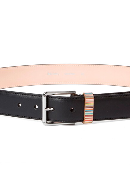Ремень PAUL SMITH  - Кожа - цвет черный