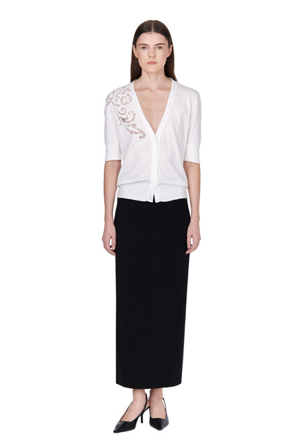 Кардиган с коротким рукавом ERMANNO SCERVINO - ИТАЛИЯ