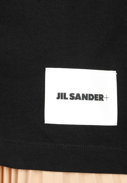Футболка JIL SANDER  - Хлопок - цвет черный