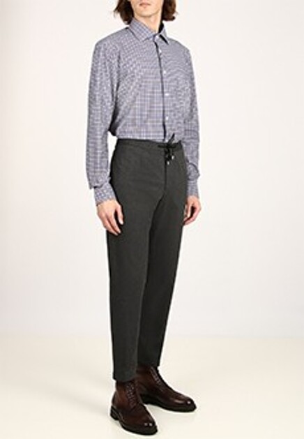 Клетчатая классическая рубашка  CORNELIANI