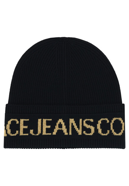 Черная шапка VERSACE JEANS COUTURE