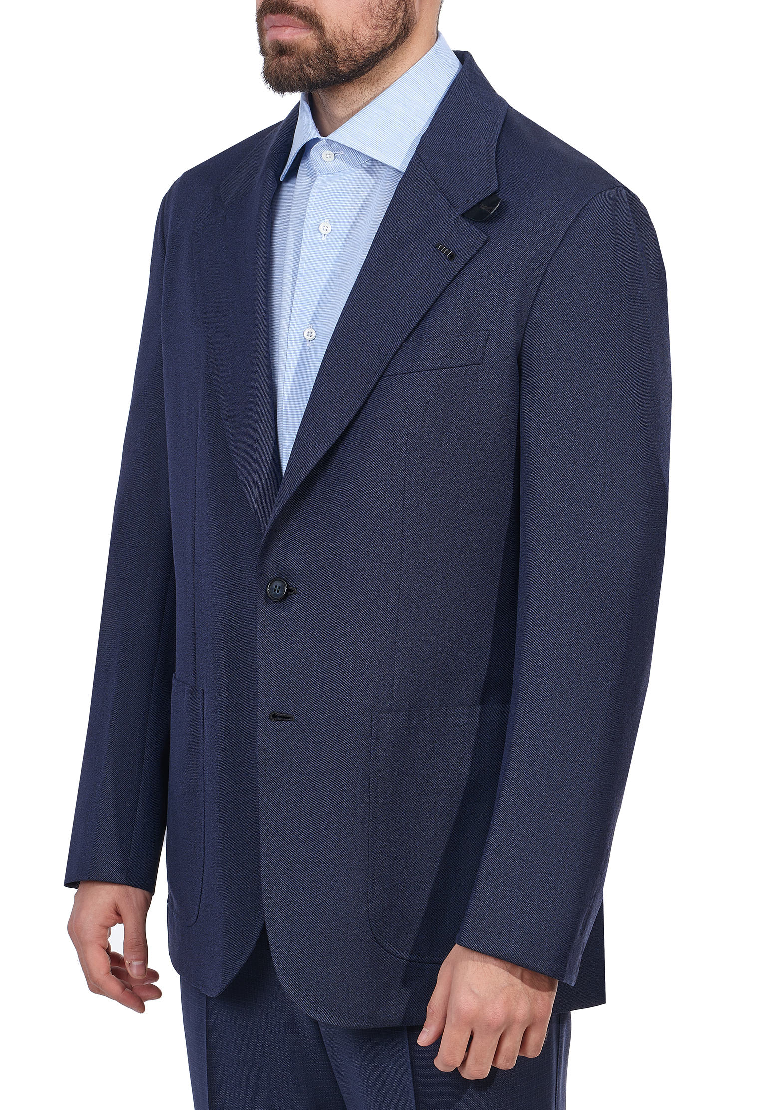 Пиджак BRIONI  52 размера - цвет синий
