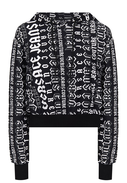Худи с логотипированным принтом  VERSACE JEANS COUTURE