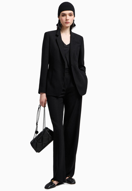 Брюки прямого кроя  EMPORIO ARMANI - ИТАЛИЯ