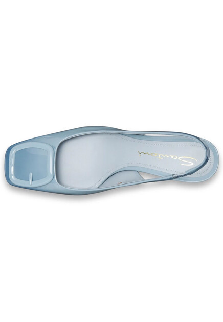 Туфли SANTONI  - Кожа - цвет голубой