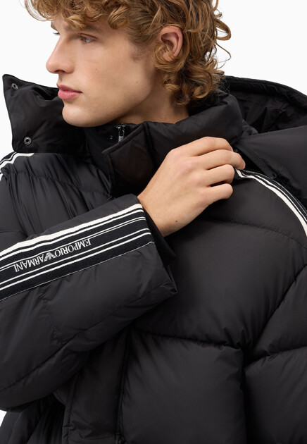 Стеганый пуховик EMPORIO ARMANI