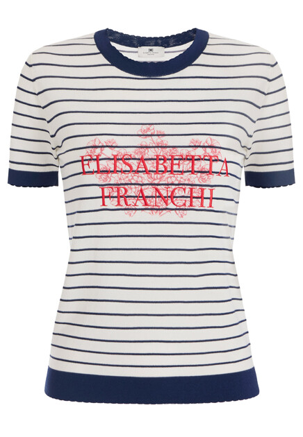 Футболка в полоску ELISABETTA FRANCHI