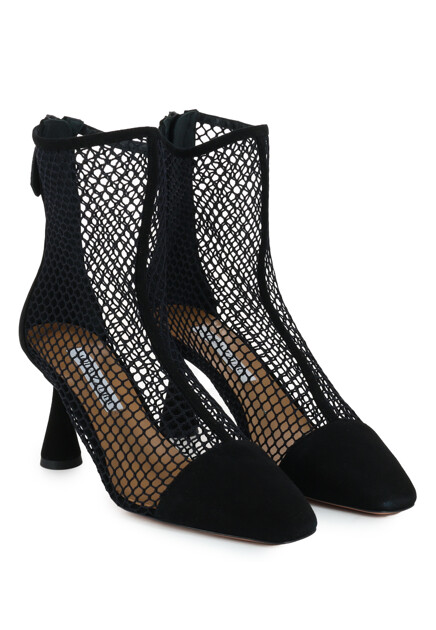 Сетчатые ботильоны  AQUAZZURA - ИТАЛИЯ