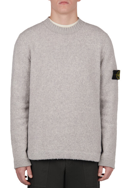 Джемпер STONE ISLAND  - Полиамид, Шерсть - цвет серый