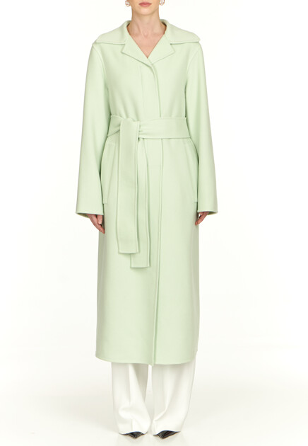 Однобортное пальто JIL SANDER - ГЕРМАНИЯ