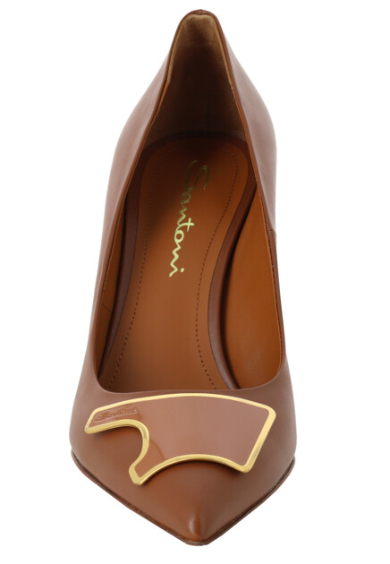 Туфли SANTONI  - Кожа - цвет коричневый