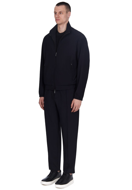 Футболка EMPORIO ARMANI  - Хлопок, Лиоцелл - цвет черный