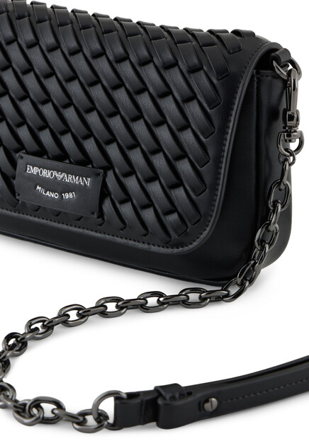 Сумка EMPORIO ARMANI  - Кожа - цвет черный
