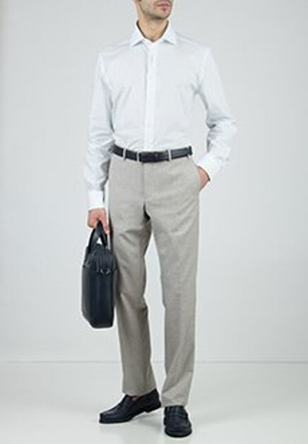 Синяя рубашка CORNELIANI