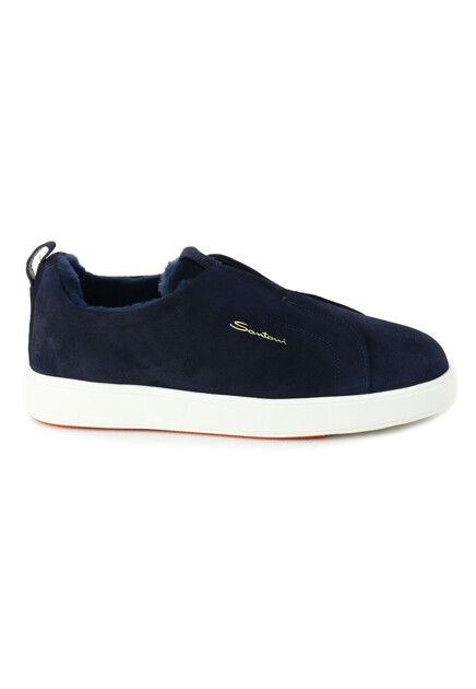 Замшевые кеды  SANTONI