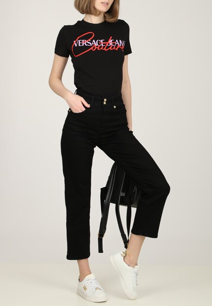 Футболка с логотипом VERSACE JEANS COUTURE - ИТАЛИЯ
