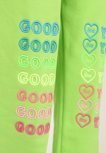 Джоггеры с принтом GOODFORYOU IRENEISGOOD