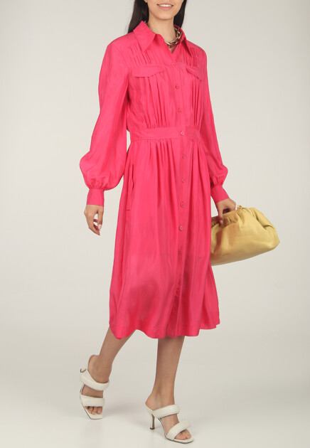 Платье-шемизье из шёлка ALBERTA FERRETTI - ИТАЛИЯ