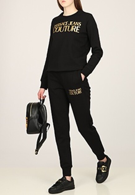 Джоггеры с логотипом VERSACE JEANS COUTURE