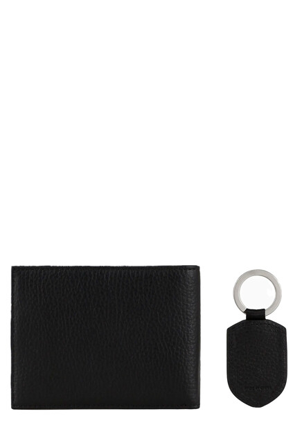Комплект из портмоне и брелка  EMPORIO ARMANI