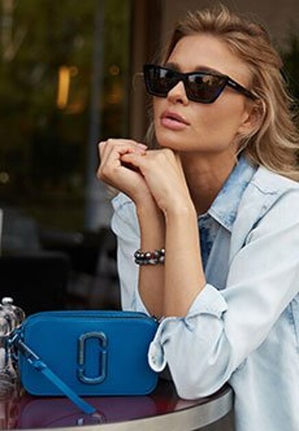Синяя сумка The Snapshot MARC JACOBS