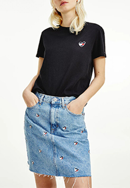 Хлопковая футболка TOMMY HILFIGER