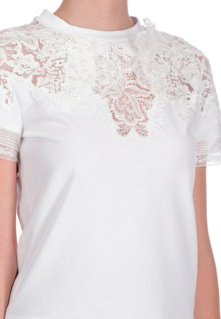 Футболка ERMANNO SCERVINO  - Хлопок
