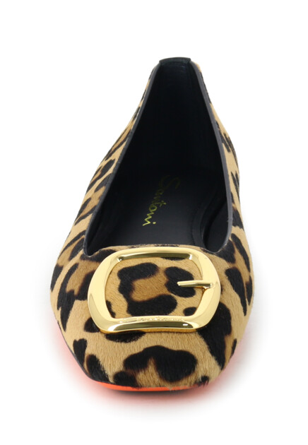 Балетки SANTONI  - Кожа - цвет коричневый