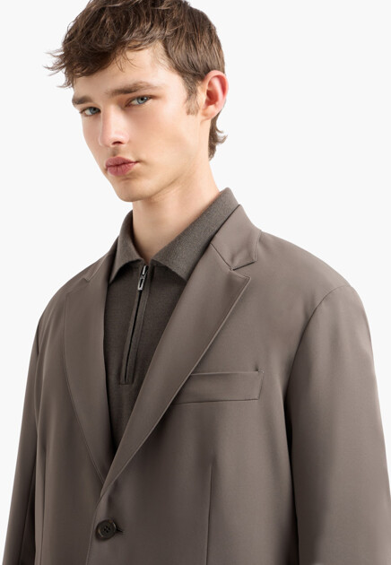 Пиджак EMPORIO ARMANI  - Полиамид - цвет коричневый