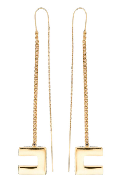 Продевные серьги со стразами ELISABETTA FRANCHI