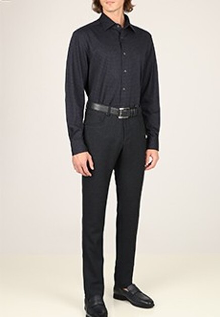 Темно-синяя рубашка CORNELIANI