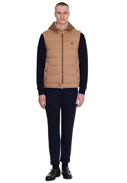 Жилет MONCLER  - Полиамид, Кашемир