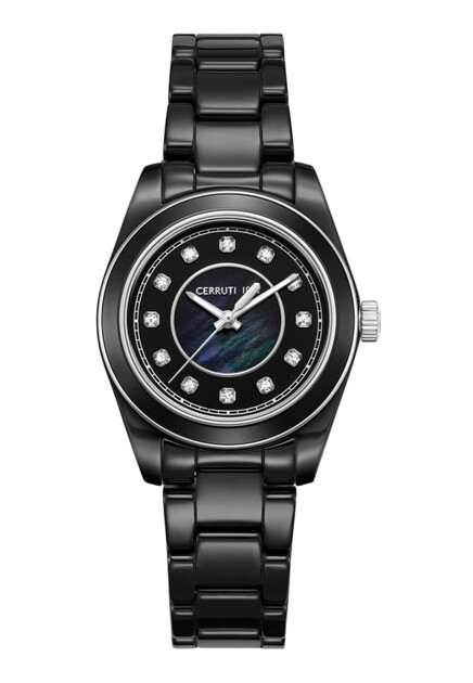 Черные часы CERRUTI 1881