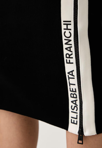 Трикотажное платье из эластичной вискозы ELISABETTA FRANCHI